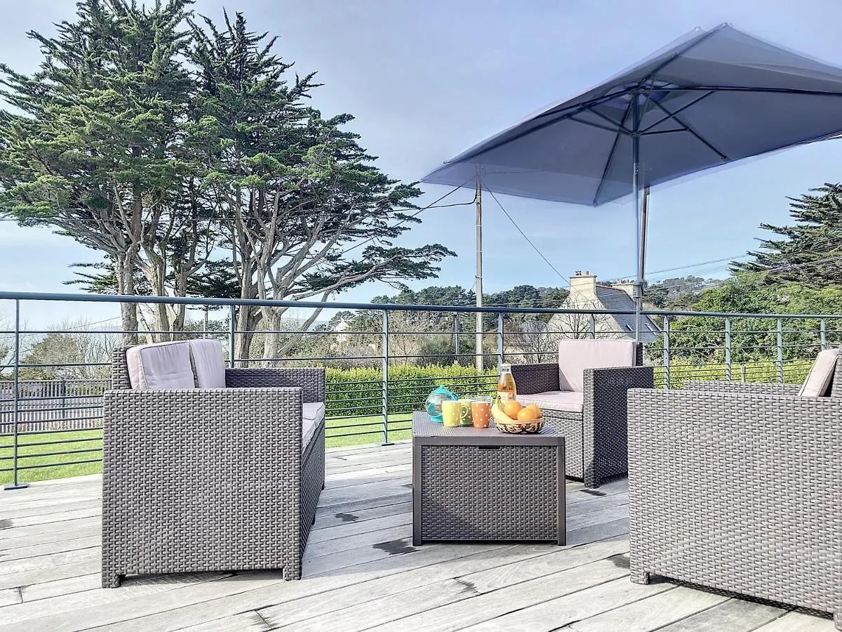 Maison Recente A 200M De La Plage Avec Terrasse Vue Mer A Crozon - Fr-1-370-37 Villa Semesterbostad