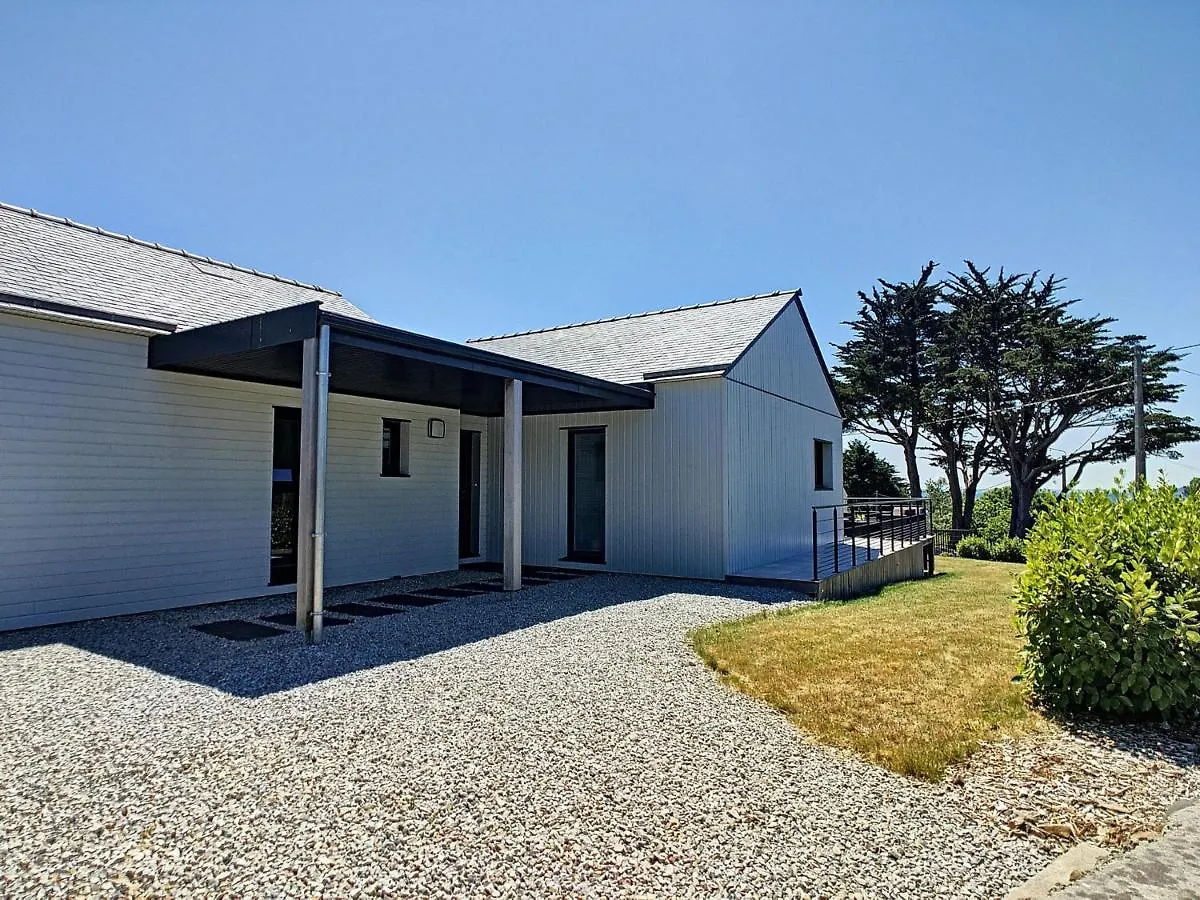 Maison Recente A 200M De La Plage Avec Terrasse Vue Mer A Crozon - Fr-1-370-37 Villa 0*,