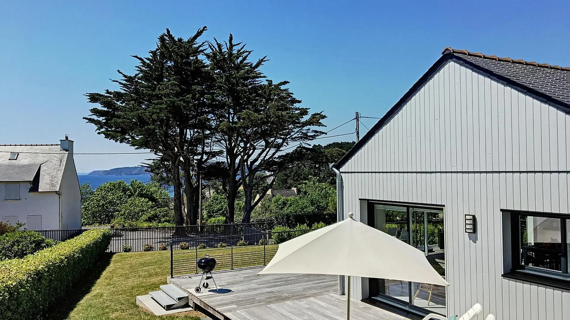 Maison Recente A 200M De La Plage Avec Terrasse Vue Mer A Crozon - Fr-1-370-37 Βίλα 0*,  Γαλλία