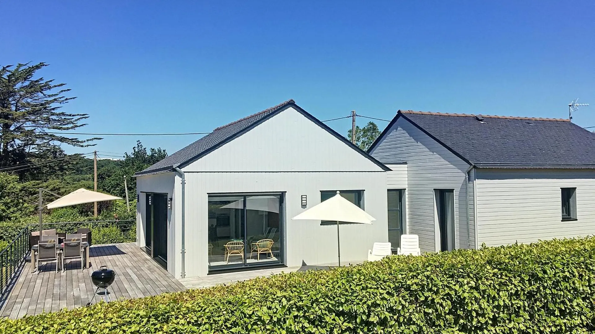 Semesterbostad Maison Recente A 200M De La Plage Avec Terrasse Vue Mer A Crozon - Fr-1-370-37 Villa Frankrike